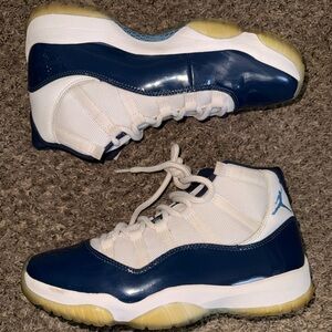 Kids Blue and White Sneakers